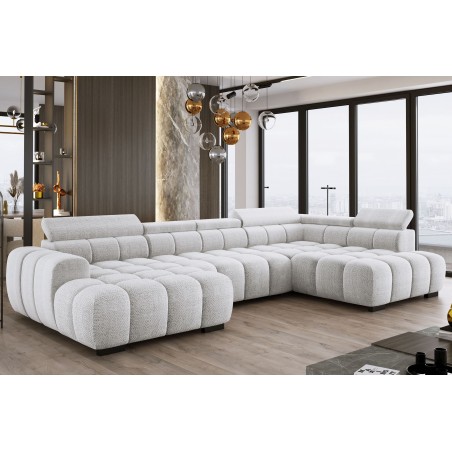 Narożnik BULL XL Prawostronny z elektryczną funkcją regulacji tkanina Eden 17 WERSAL