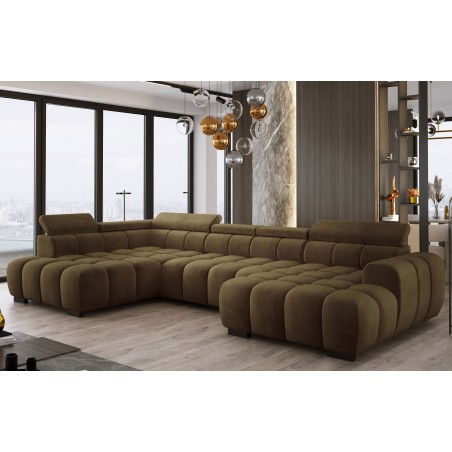 Narożnik BULL XL Lewostronny z elektryczną funkcją regulacji tkanina Salvador 10 WERSAL