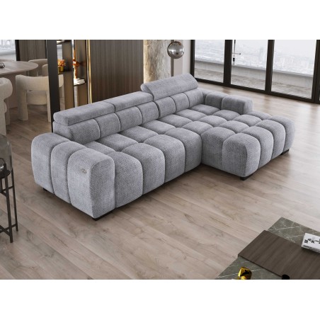 Narożnik BULL S - OMBO MINI Prawostronny z Elektryczną Regulacją EDEN 18