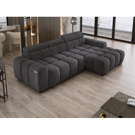 Narożnik OMBO S MINI Prawostronny z Elektryczną Regulacją SALVADOR 15