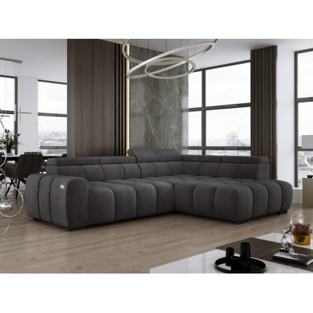 Narożnik BULL L Prawostronny z Elektryczną Regulacją SALVADOR 15 WERSAL