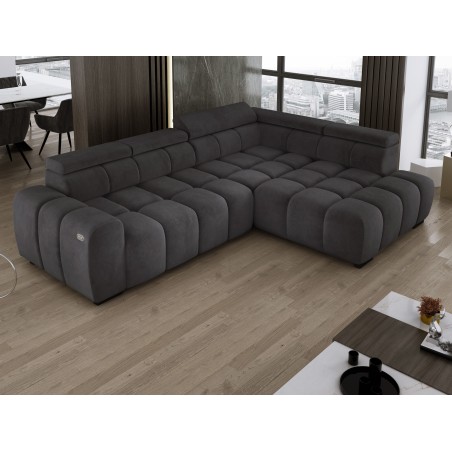 Narożnik BULL L Prawostronny z Elektryczną Regulacją SALVADOR 15 WERSAL