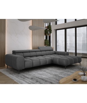 Narożnik PLAZA MINI Prawostronny w tkaninie Promocyjnej SOLAR 96 WERSAL