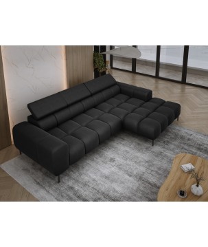 Narożnik PLAZA MINI Prawostronny w tkaninie Promocyjnej SOLAR 99 WERSAL