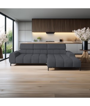 Narożnik PLAZA Mini Prawostronny w tkaninie Solar 96 WERSAL