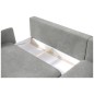 Narożnik SOLANO Lewostronny z funkcją spania, pojemnikiem i z poduszkami, Element 04 Szary WERSAL
