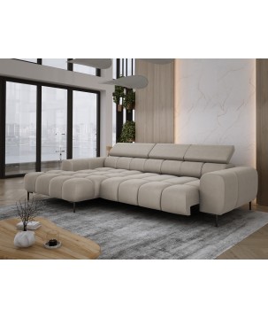 Narożnik PLAZA MINI Lewostronny w tkaninie Promocyjnej SOLAR 16 WERSAL