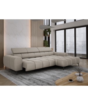 Narożnik PLAZA MINI Prawostronny w tkaninie Promocyjnej SOLAR 16 WERSAL