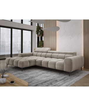 Narożnik PLAZA MINI Lewostronny w tkaninie EDEN 04 WERSAL