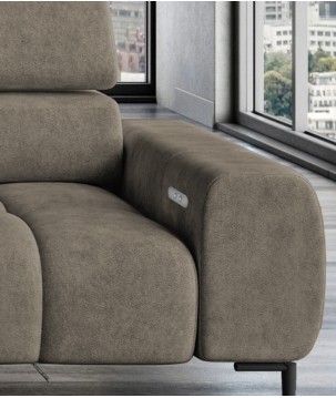 Narożnik PLAZA Mini Lewostronny w tkaninie Salvador 03 WERSAL