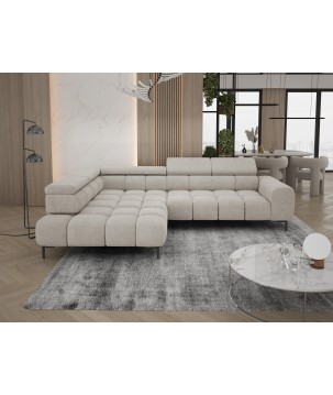 Narożnik PLAZA L Lewostronny w tkaninie CLOUD 03 WERSAL