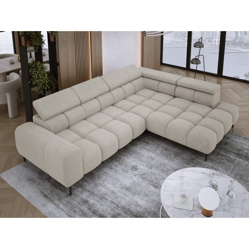 Narożnik PLAZA L Prawostronny w tkaninie CLOUD 03 WERSAL