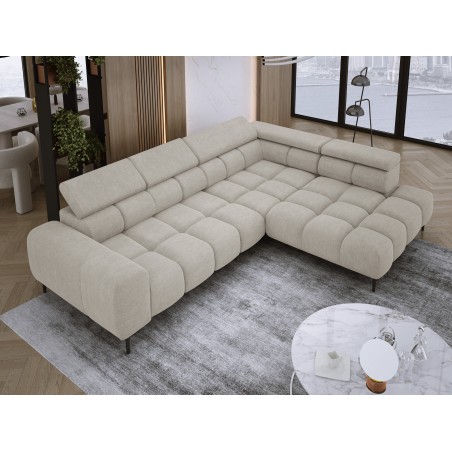 Narożnik PLAZA L Prawostronny w tkaninie CLOUD 03 WERSAL