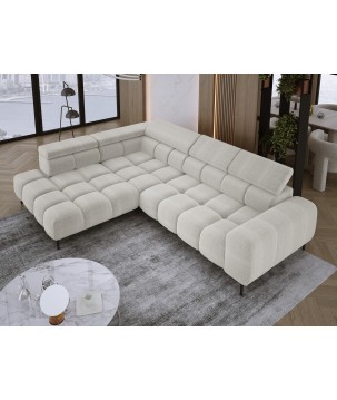 Narożnik PLAZA L Lewostronny w tkaninie EDEN 01 WERSAL