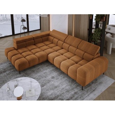 Narożnik PLAZA L Lewostronny w tkaninie EDEN 10 WERSAL