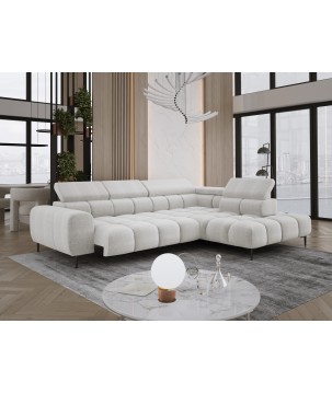 Narożnik PLAZA L Lewostronny w tkaninie EDEN 01 WERSAL