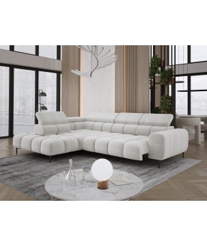 Narożnik PLAZA L Lewostronny w tkaninie EDEN 01 WERSAL