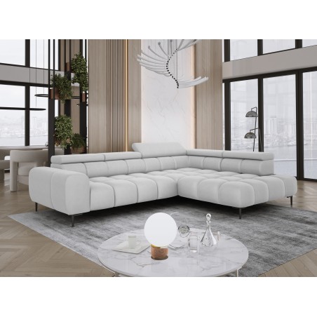 Narożnik PLAZA L Prawostronny w tkaninie SOLAR 80 WERSAL