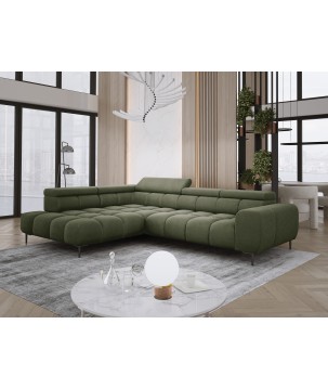 Narożnik PLAZA L Lewostronny w tkaninie Promocyjnej APHRODITE 12 WERSAL