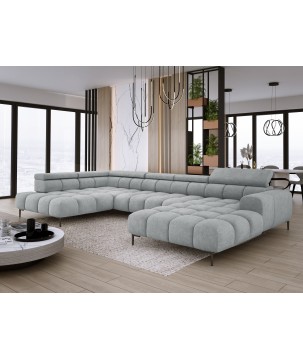 Narożnik PLAZA XL Lewostronny Tkanina CLOUD 81 WERSAL