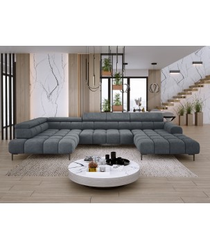 Narożnik PLAZA XL Lewostronny Tkanina CLOUD 97 WERSAL