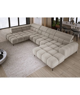 Narożnik PLAZA XL Lewostronny Tkanina EDEN 04 WERSAL