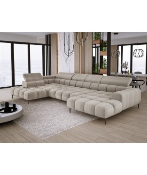 Narożnik PLAZA XL Lewostronny Tkanina EDEN 04 WERSAL