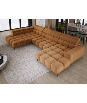 Narożnik PLAZA XL Lewostronny Tkanina EDEN 10 WERSAL