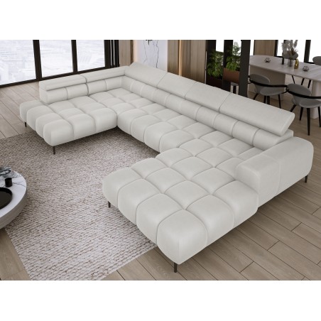 Narożnik PLAZA XL Lewostronny Tkanina SOLAR 01 WERSAL