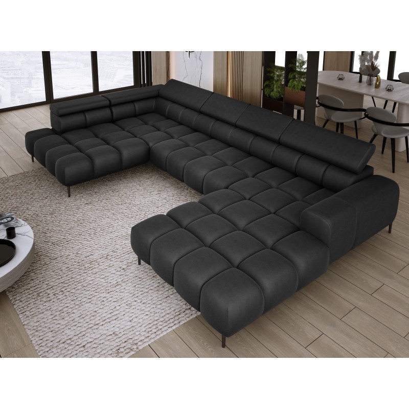 Narożnik PLAZA XL Lewostronny Tkanina SOLAR 99 WERSAL