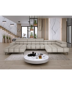 Narożnik PLAZA XL Prawostronny Tkanina SOLAR 16 WERSAL