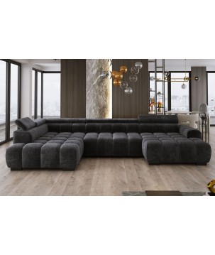 Narożnik BULL XL Lewostronny z elektryczną funkcją regulacji tkanina Eden 21 WERSAL