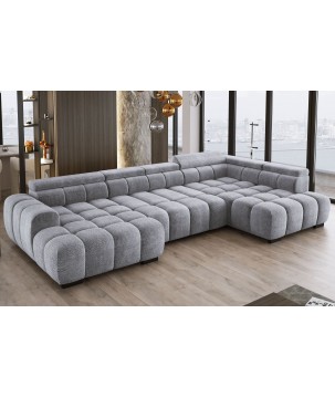 Narożnik BULL XL Prawostronny z elektryczną funkcją regulacji tkanina Eden 18 WERSAL