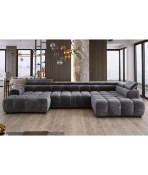 Narożnik BULL XL Prawostronny z elektryczną funkcją regulacji tkanina Eden 20 WERSAL