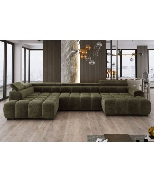 Narożnik BULL XL Lewostronny z elektryczną funkcją regulacji tkanina Eden 12 WERSAL