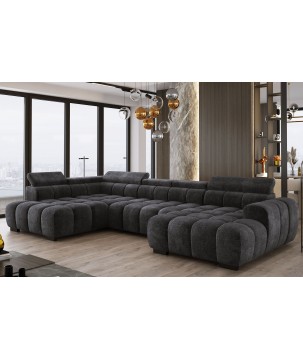 Narożnik BULL XL Lewostronny z elektryczną funkcją regulacji tkanina Eden 21 WERSAL