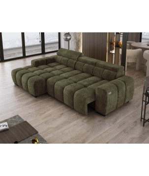 Narożnik BULL S - OMBO MINI Lewostronny z Elektryczną Regulacją EDEN 12