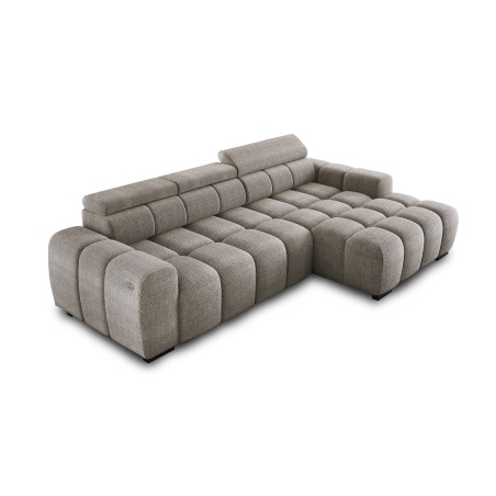 Narożnik BULL S - OMBO MINI Prawostronny z Elektryczną Regulacją EDEN 07