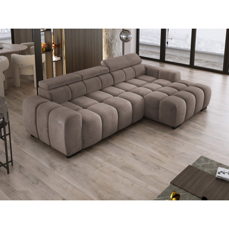 Narożnik OMBO S MINI Prawostronny z Elektryczną Regulacją SALVADOR 03