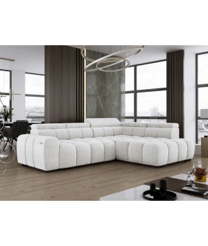 Narożnik BULL L Prawostronny z Elektryczną Regulacją EDEN 01 WERSAL