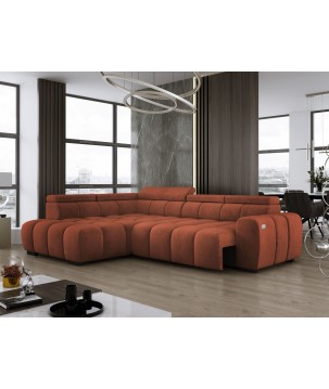 Narożnik BULL L Lewostronny z Elektryczną Regulacją SALVADOR 07 WERSAL