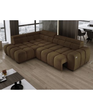 Narożnik BULL L Lewostronny z Elektryczną Regulacją SALVADOR 10 WERSAL