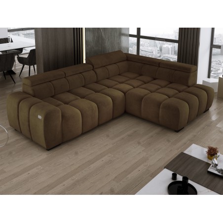 Narożnik BULL L Prawostronny z Elektryczną Regulacją SALVADOR 10 WERSAL