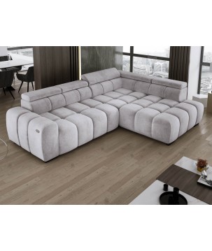 Narożnik BULL L Prawostronny z Elektryczną Regulacją SALVADOR 13 WERSAL