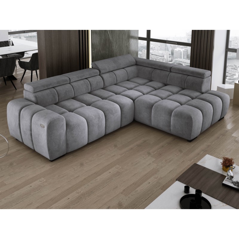 Narożnik BULL L Prawostronny z Elektryczną Regulacją SALVADOR 14 WERSAL