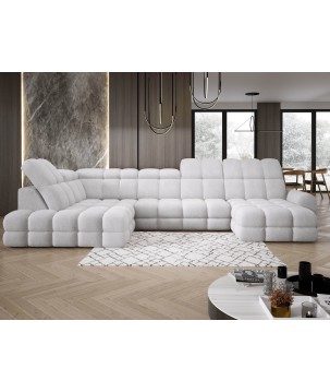 Narożnik TOLLO XL Lewostronny Elektryczna regulacja Tkanina ANTHOLOGY 15 WERSAL