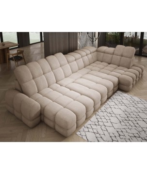 Narożnik TOLLO XL Prawostronny Elektryczna regulacja Tkanina ANTHOLOGY 04 WERSAL