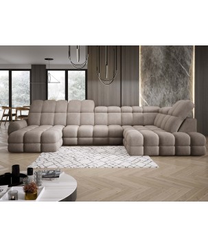 Narożnik TOLLO XL Prawostronny Elektryczna regulacja Tkanina ANTHOLOGY 06 WERSAL