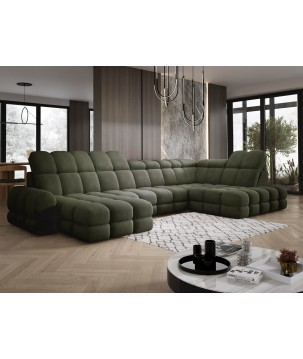 Narożnik TOLLO XL Prawostronny Elektryczna regulacja Tkanina ANTHOLOGY 12 WERSAL