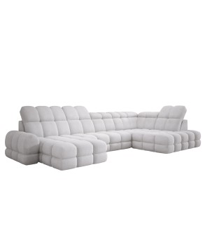 Narożnik TOLLO XL Prawostronny Elektryczna regulacja Tkanina ANTHOLOGY 15 WERSAL